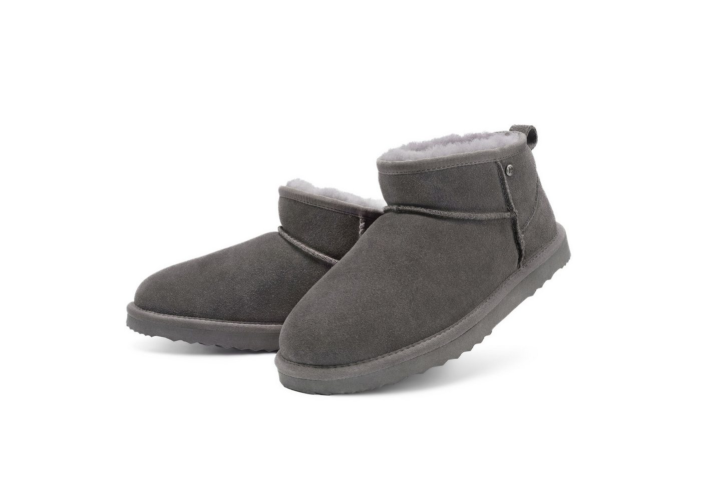 Parfeying Damen Herren KLASSISCHE LEDERSTIEFELETTEN Stiefelette (aus luxuriösem australischem Lammerfell Plüsch)