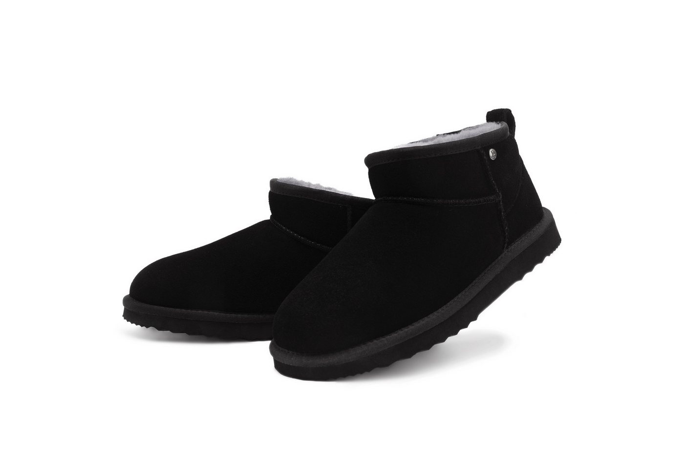 Parfeying Damen Herren KLASSISCHE LEDERSTIEFELETTEN Stiefelette (aus luxuriösem australischem Lammerfell Plüsch)