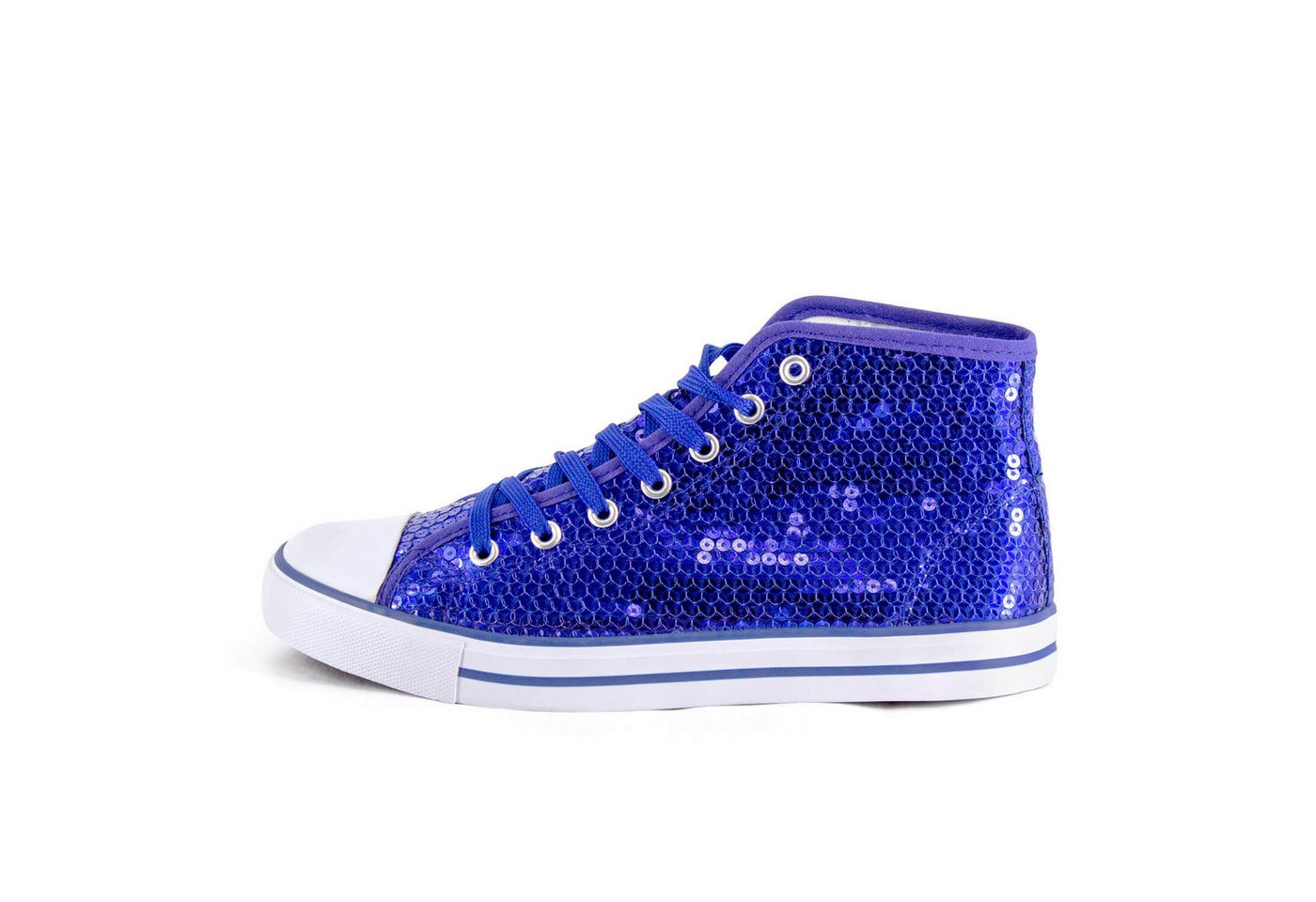 Party Factory Pailletten Sneaker Glitzerschuhe unisex Gr. 37 bis 42 Party Schuhe Sneaker mit Schnürsenkel