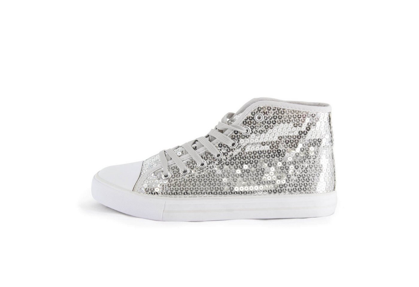 Party Factory Pailletten Sneaker Glitzerschuhe unisex Gr. 37 bis 42 Party Schuhe Sneaker mit Schnürsenkel