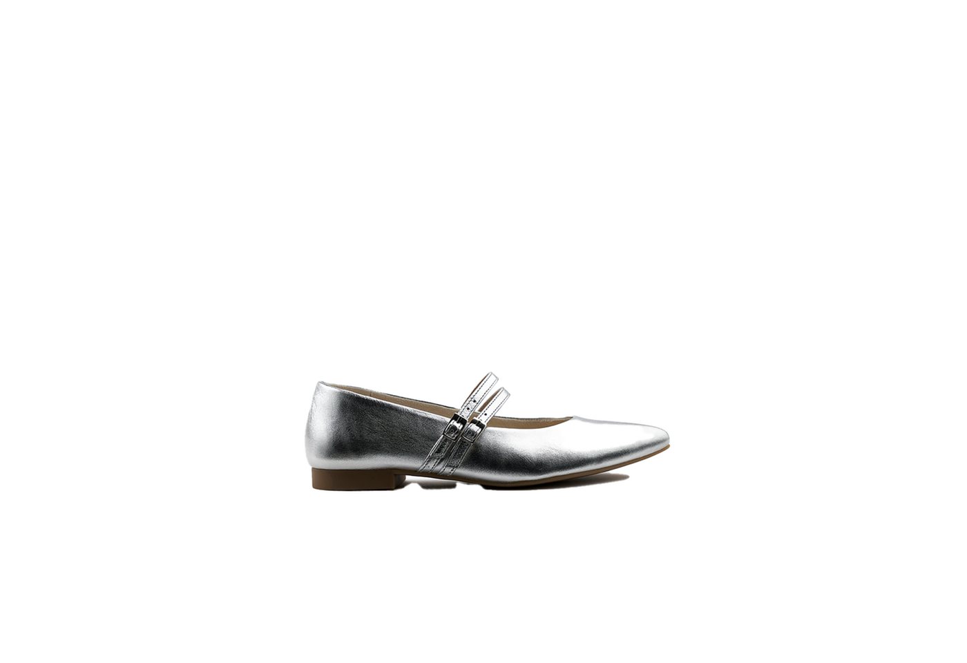 Paul Green 1022-145, Ballerina, Silber, Damen Ballerina