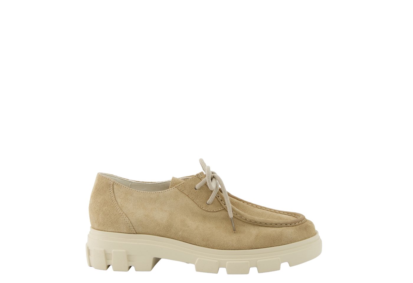 Paul Green 1183-049, Schnürschuhe, Beige, Damen Schnürschuh