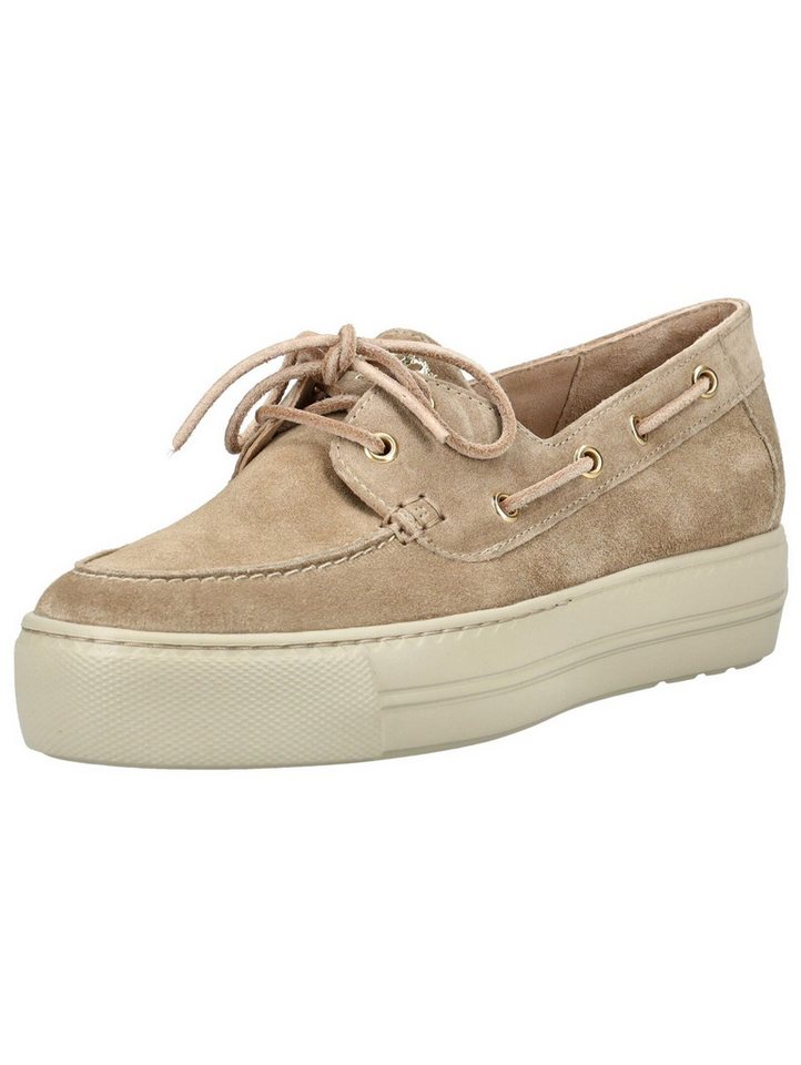 Paul Green Halbschuhe Veloursleder Schnürschuh
