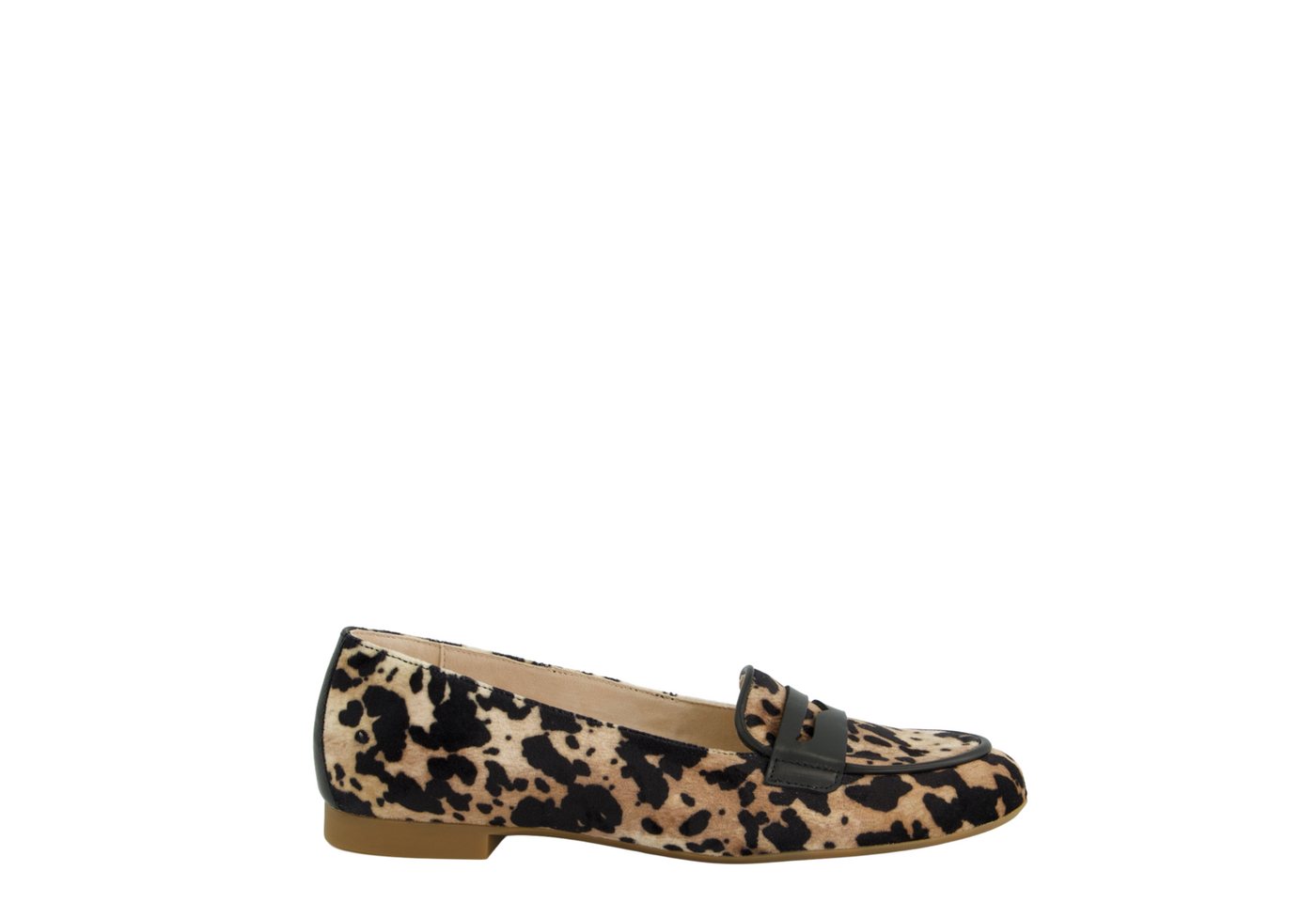 Paul Green 1207-019, Slipper & Mokassin, Braun kombiniert, Damen Slipper