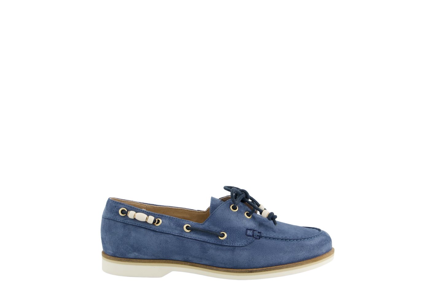 Paul Green 1214-039, Slipper & Mokassin, Blau, Damen Slipper