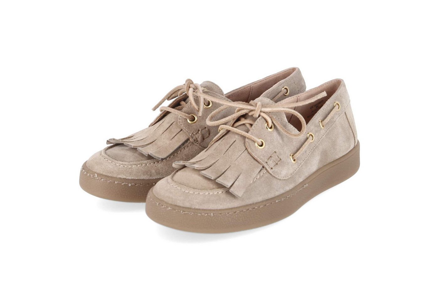 Paul Green 1217-009 Damen Rauleder braun Slipper