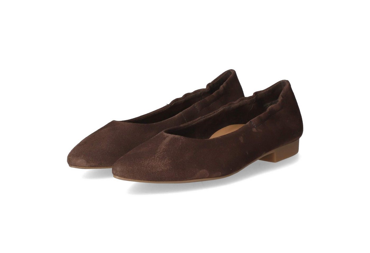 Paul Green 1224-009 Damen Rauleder braun Ballerina
