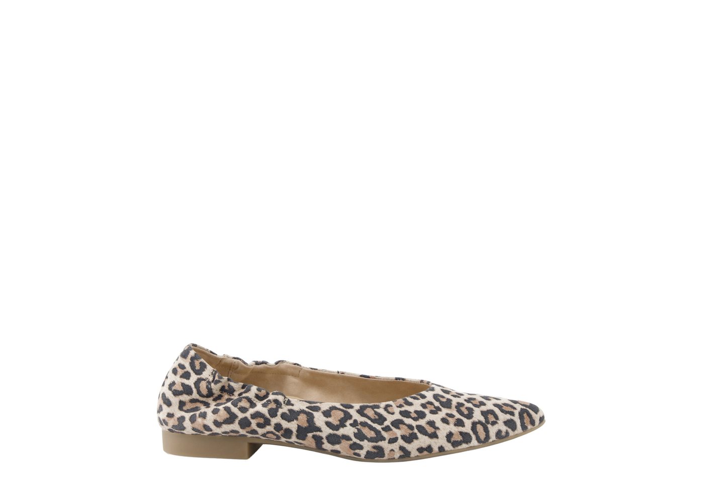 Paul Green 1224-039, Ballerina, Braun / Leo-Look, Damen Ballerina