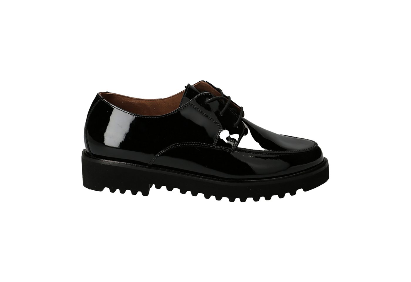 Paul Green 2688-007, Schnürschuhe, Schwarz, Damen Schnürschuh