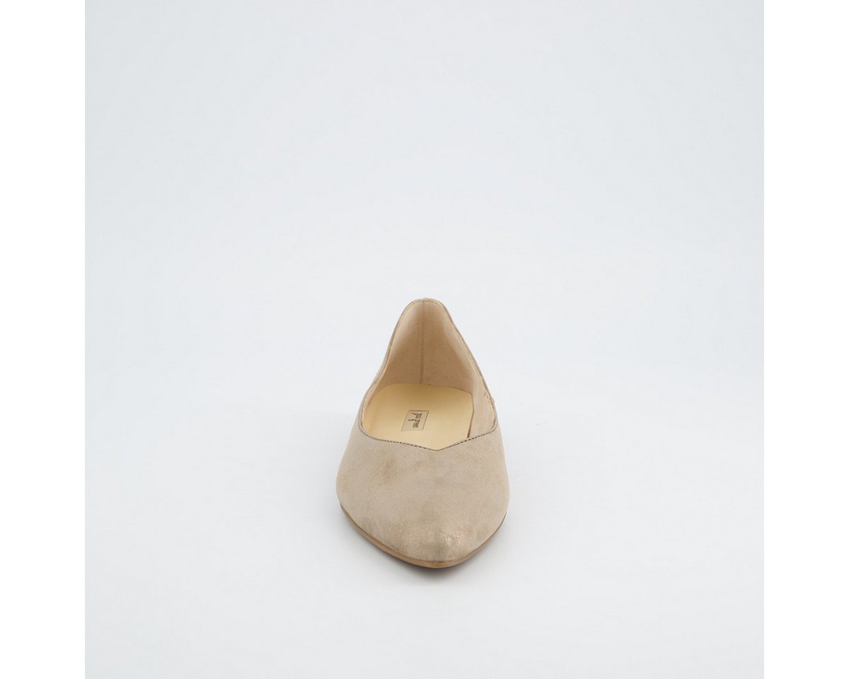 Paul Green 3772-177, Ballerina, Beige, metallik, Damen Ballerina