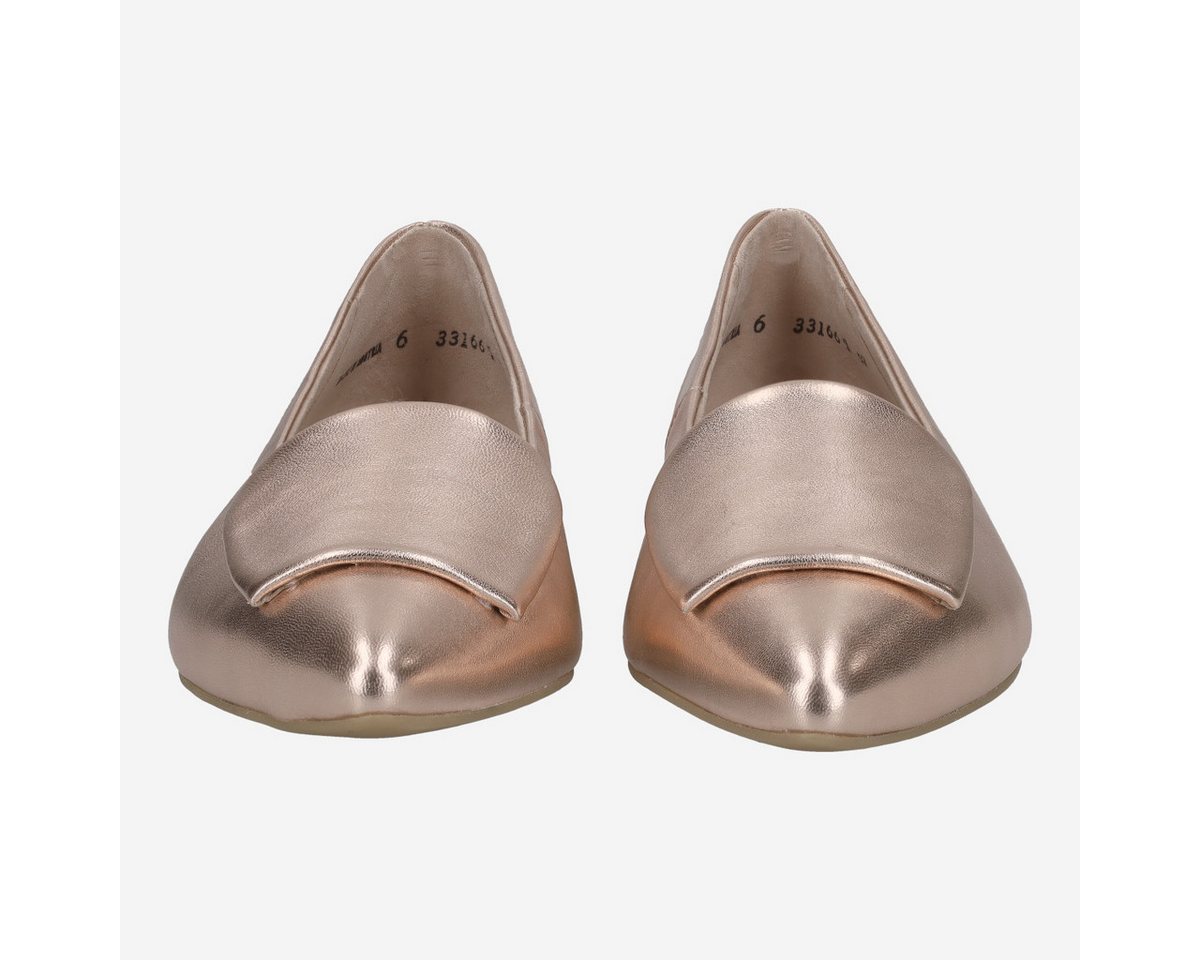 Paul Green 3792-147, Ballerina, Beige, metallik, Damen Ballerina