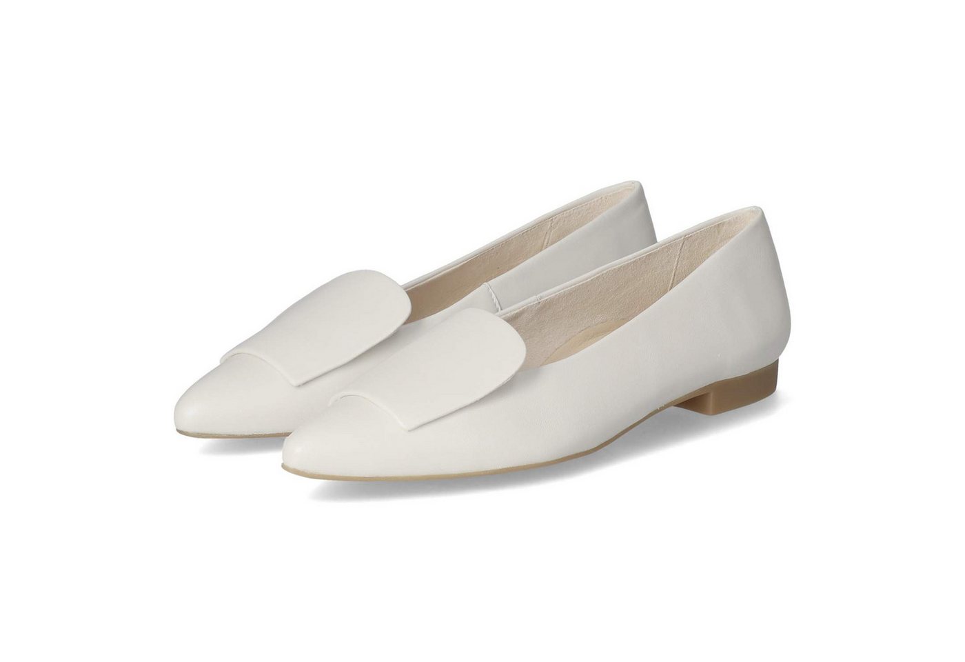 Paul Green 3792-150 Damen Glattleder weiss Slipper
