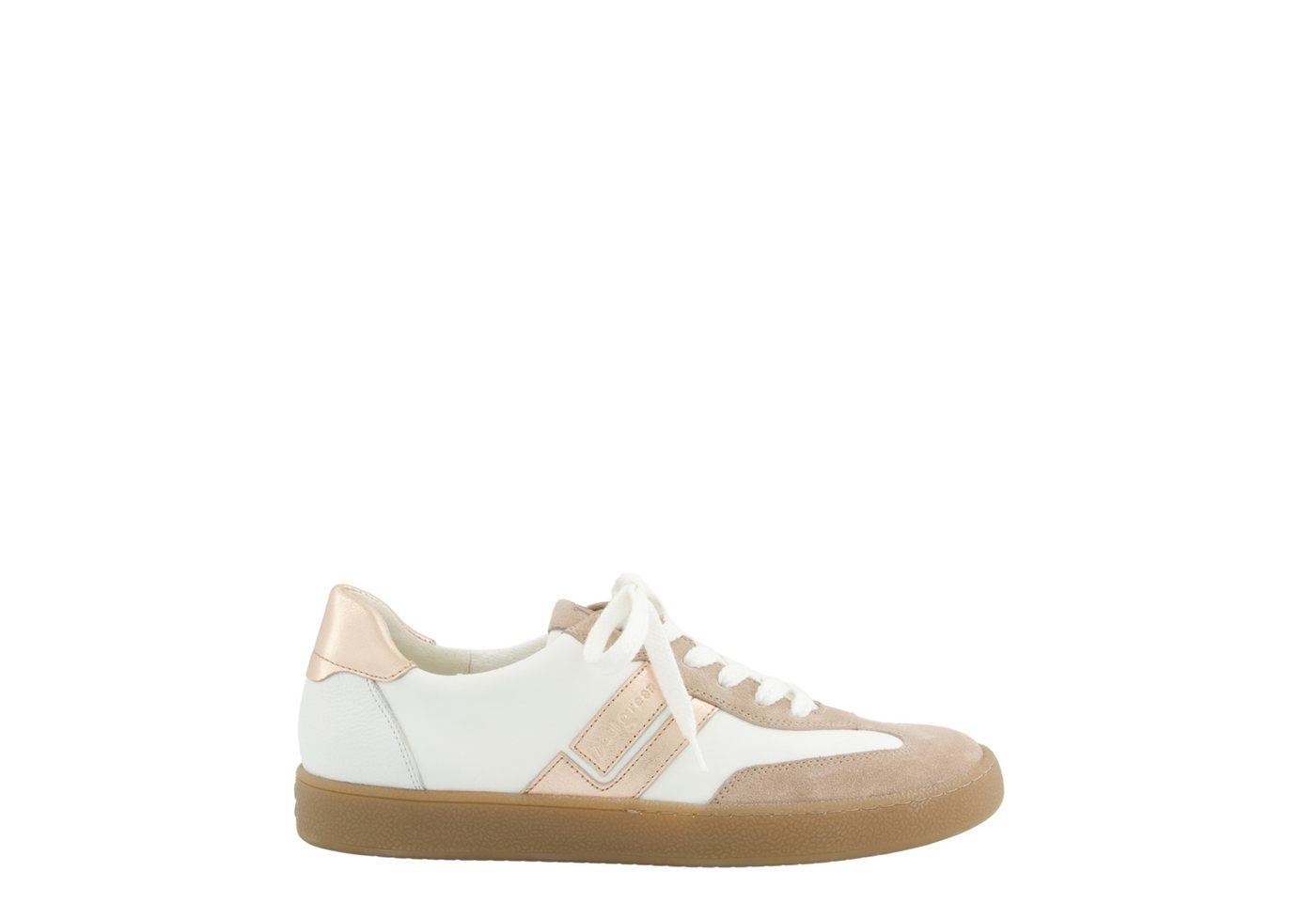Paul Green 5437-119, Sneaker, Weiß,kombiniert, Damen Sneaker
