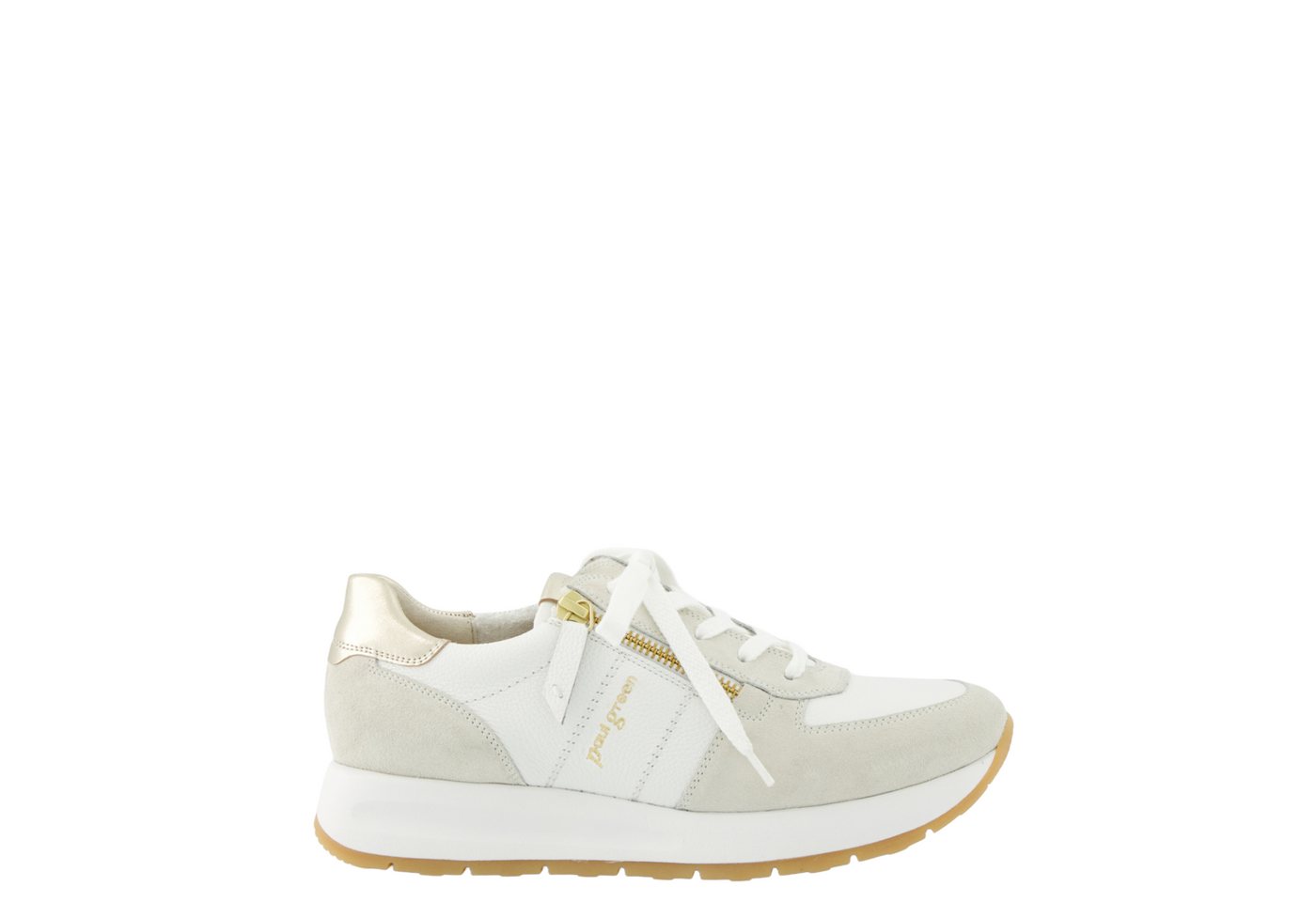 Paul Green 5444-069, Sneaker, Weiß kombiniert, Damen Sneaker