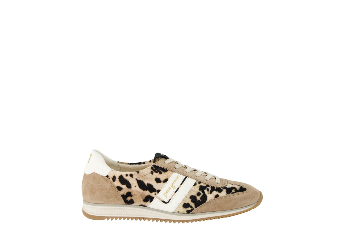 Paul Green 5453-169, Sneaker, Beige kombiniert, Damen Sneaker