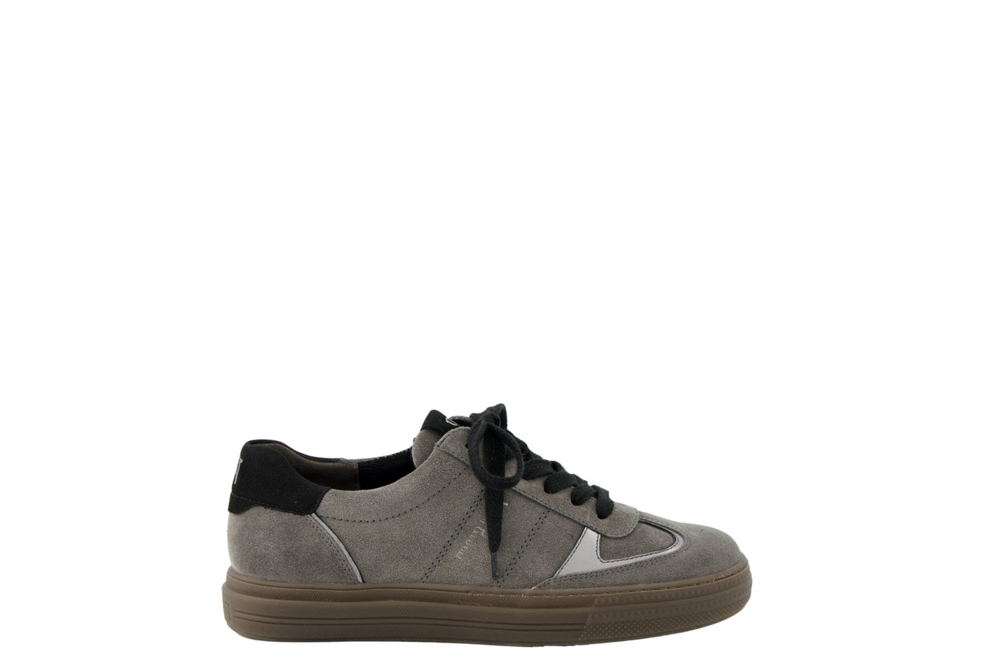 Paul Green 5466-018, Sneaker, Grau/Schwarz, Damen Sneaker