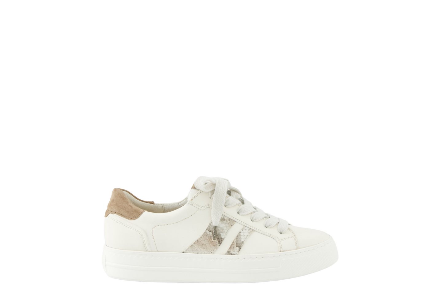 Paul Green 5539-009, Sneaker, Weiß,kombiniert, Damen Sneaker