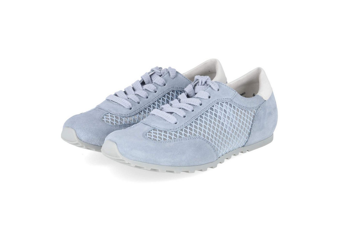 Paul Green 5542-019 Damen Leder & Textil blue Schnürschuh