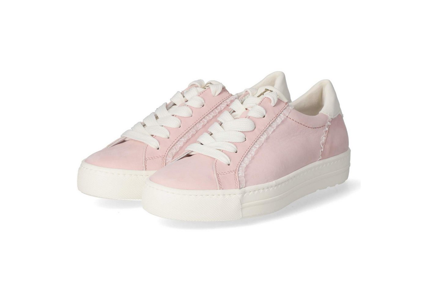 Paul Green 5561-009 Damen Rauleder rose/pink Schnürschuh