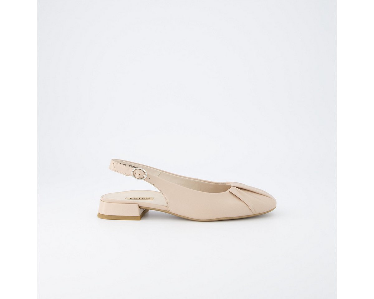 Paul Green 6142-007, Peeptoes & Slingpumps, Beige, Damen Peeptoepumps