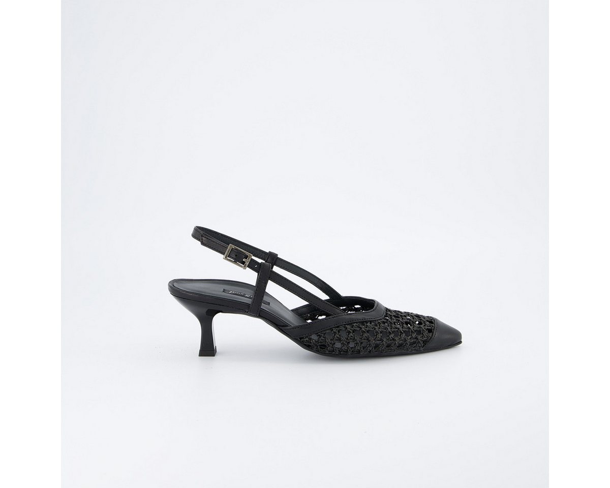 Paul Green 6144-007, Peeptoes & Slingpumps, Schwarz, Damen Peeptoepumps