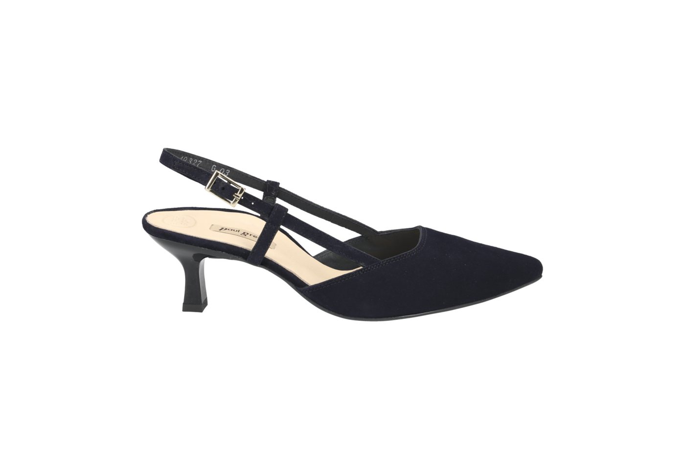 Paul Green 7992-033, Peeptoes & Slingpumps, Blau, Damen Peeptoepumps