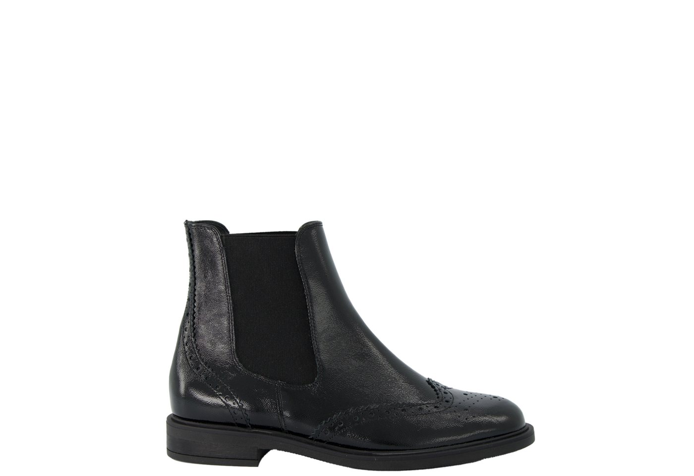 Paul Green 8070-048, Chelsea Boots, Stiefeletten, Schwarz, Damen Stiefelette