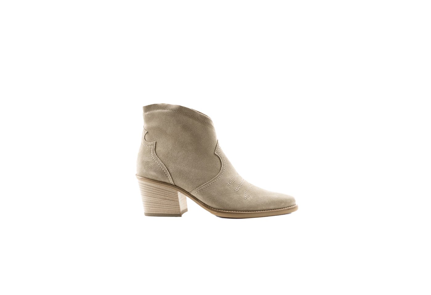 Paul Green 8110-024, Stiefeletten, Beige, Damen Stiefelette