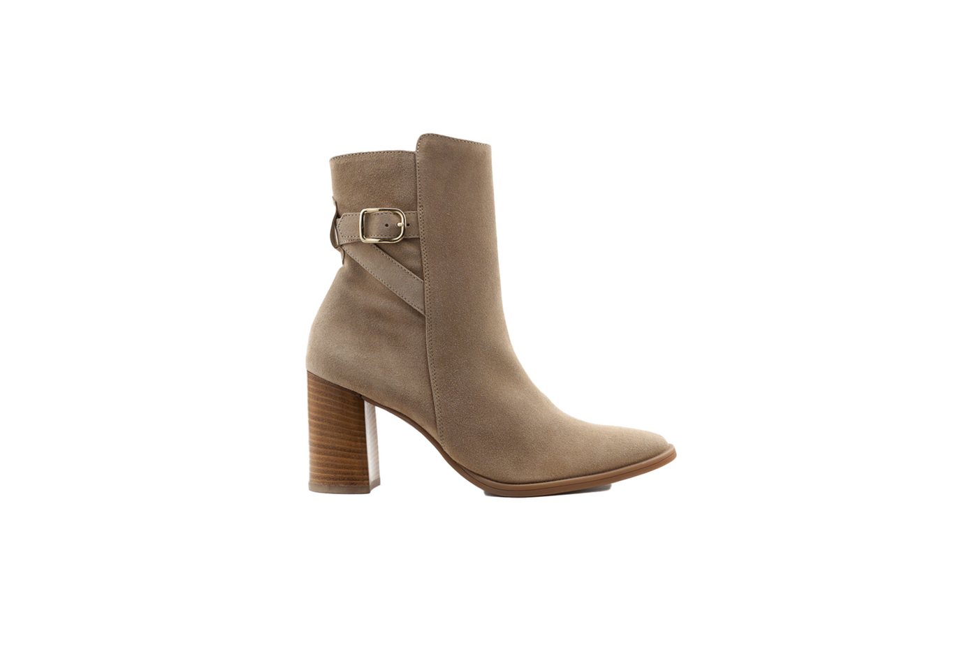Paul Green 8147-026, Stiefeletten, Mandel/ Beige, Damen Stiefelette