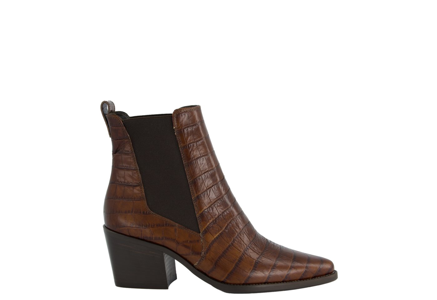 Paul Green 8150-038, Chelsea Boots, Stiefeletten, Braun, Damen Stiefelette