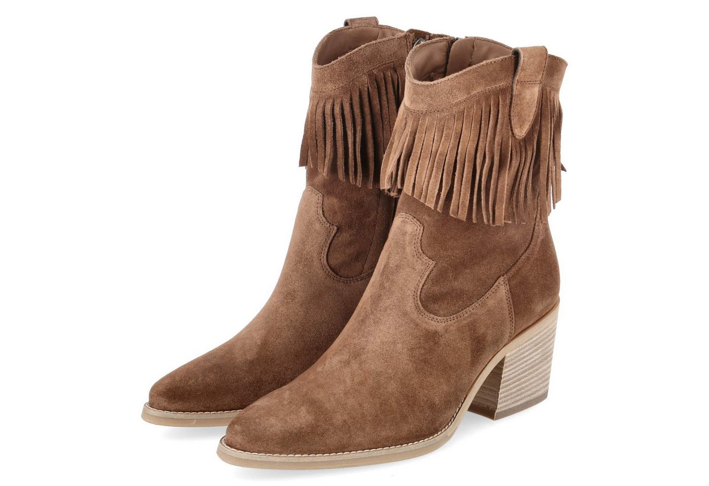 Paul Green 8249-009 Damen Rauleder braun Westernstiefel