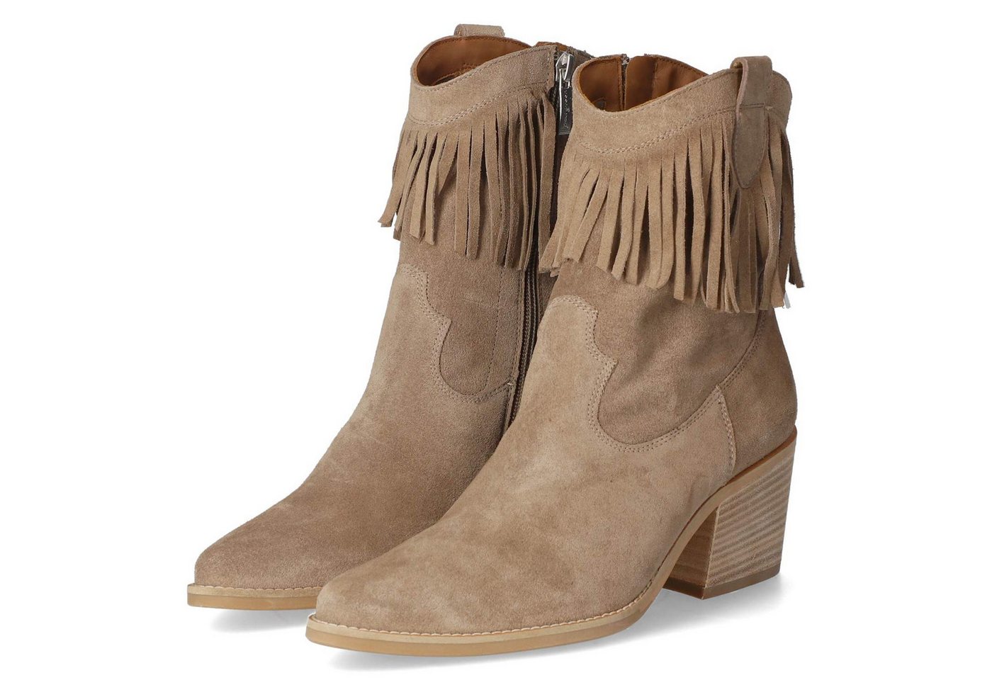 Paul Green 8249-019 Damen Rauleder braun Westernstiefel