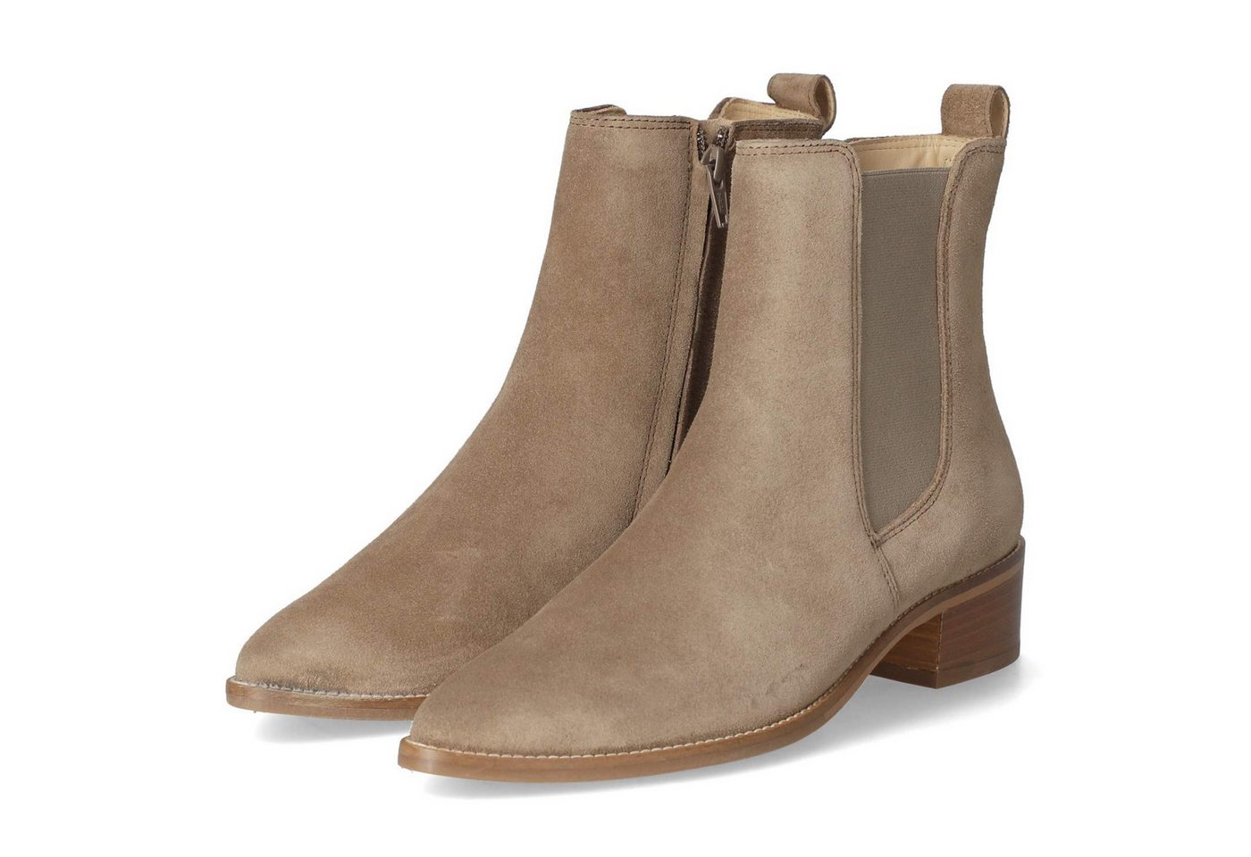 Paul Green 8271-01 Damen Rauleder braun Schlupfstiefel