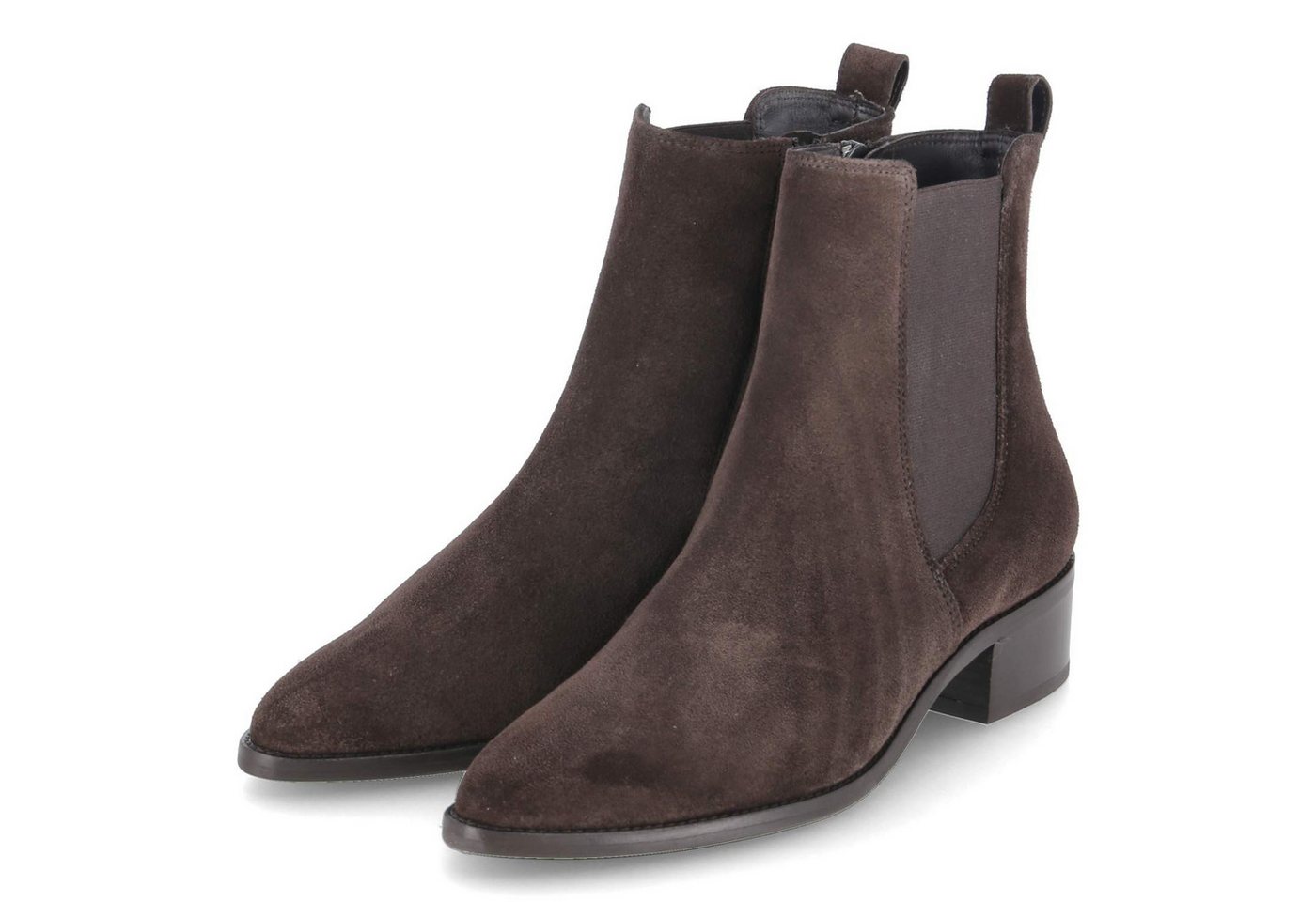 Paul Green 8271-00 Damen Leder und Synthetik braun Schlupfstiefel