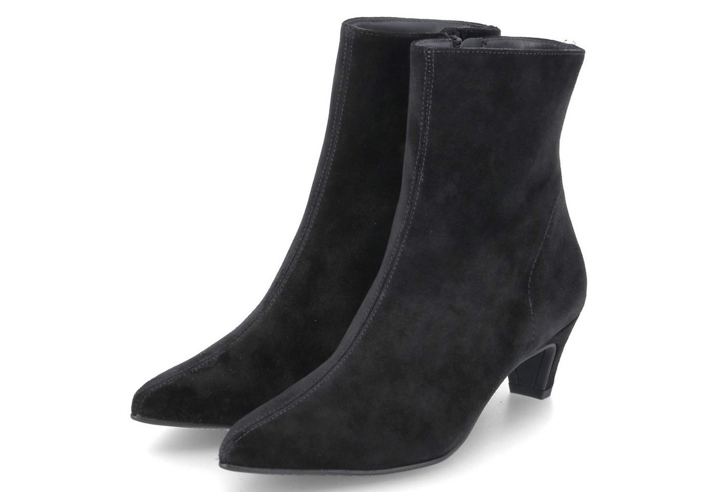 Paul Green 8288-01 Damen Rauleder schwarz Schlupfstiefel