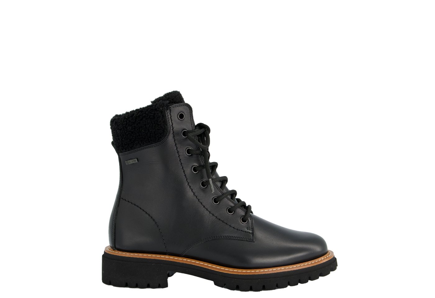 Paul Green 8323-028, Warmfutter, Boots, Schwarz, Damen Winterstiefel