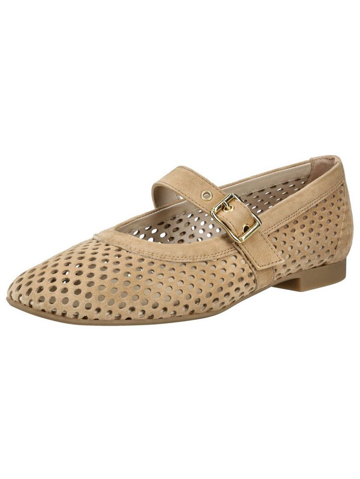 Paul Green Ballerinas Leder Riemchenballerina (beige)