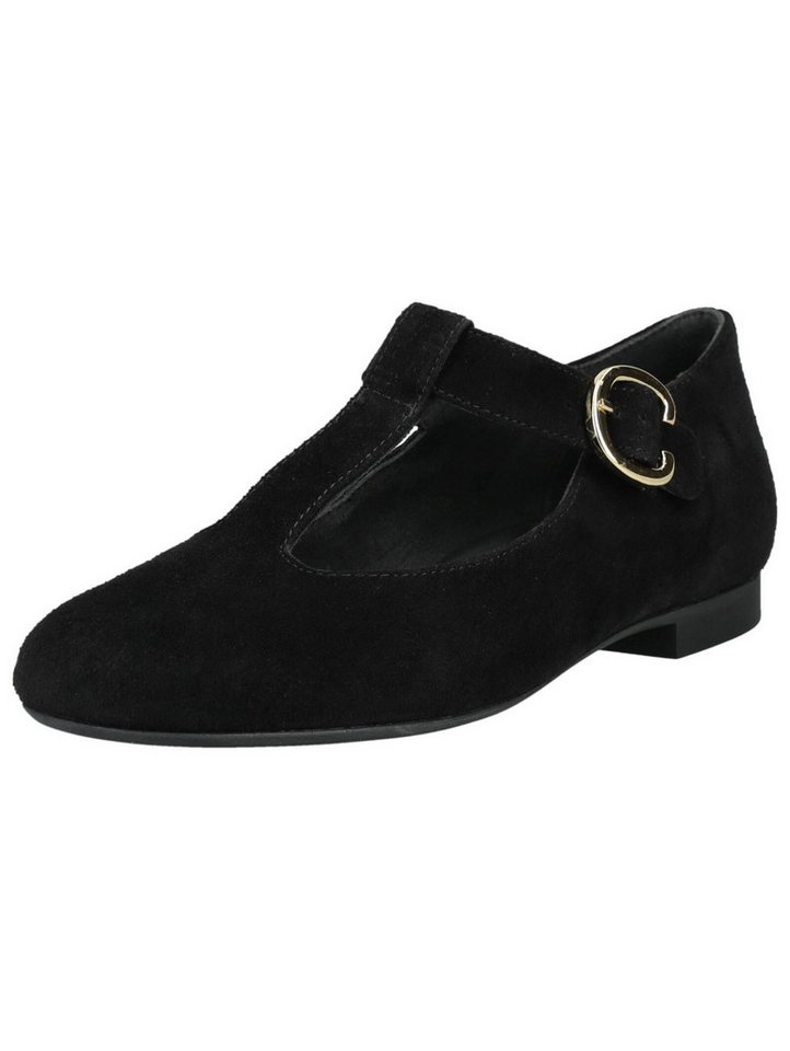 Paul Green Ballerinas Leder Riemchenballerina (schwarz)