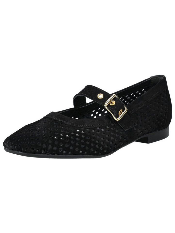 Paul Green Ballerinas Veloursleder Riemchenballerina
