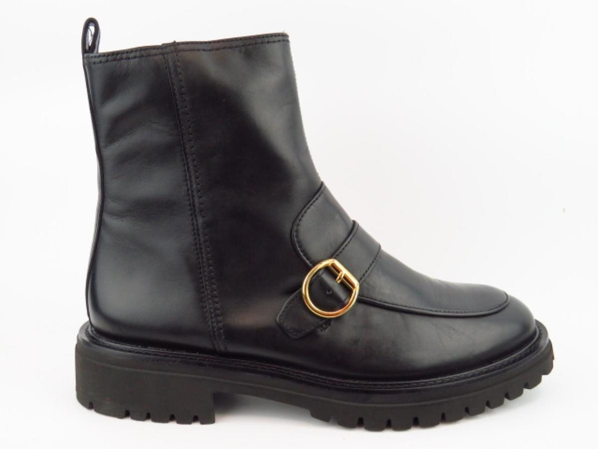 Paul Green Classic Calf black ZIP Stiefelette