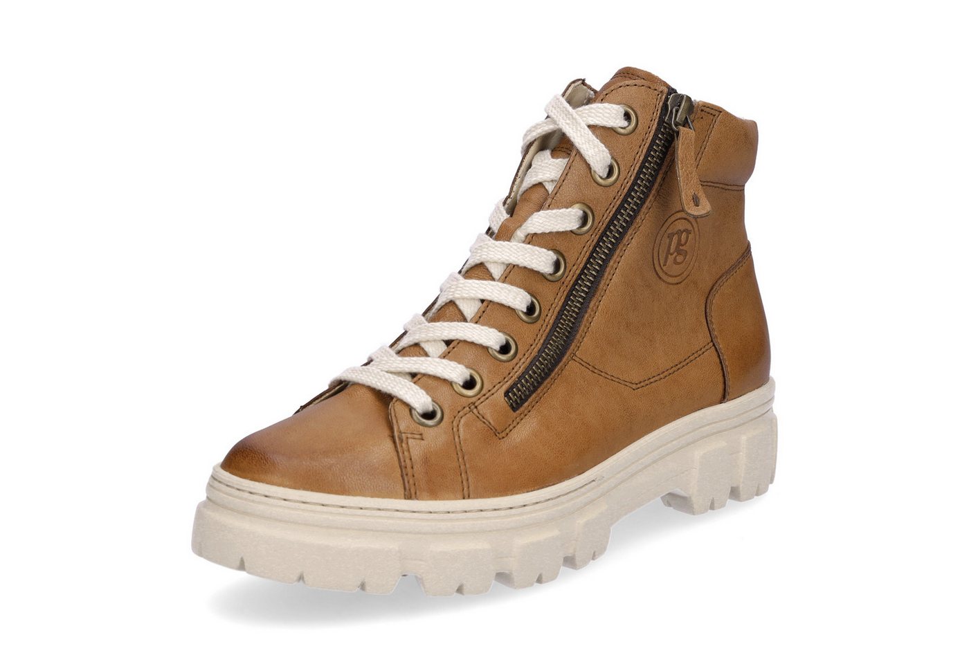 Paul Green Damen High-Top Sneaker cognac Sneaker
