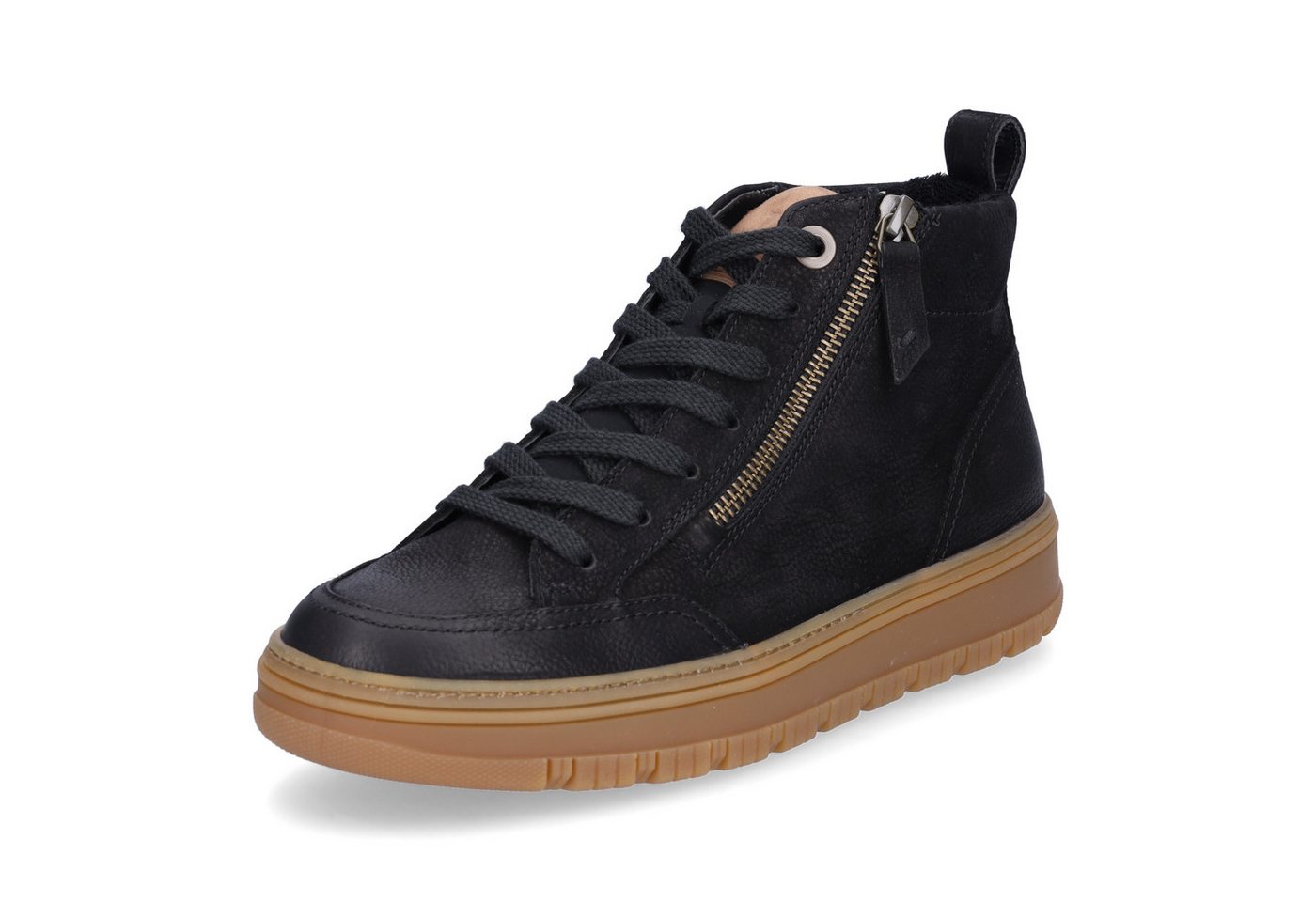 Paul Green Damen High-Top Sneaker schwarz Sneaker (schwarz)