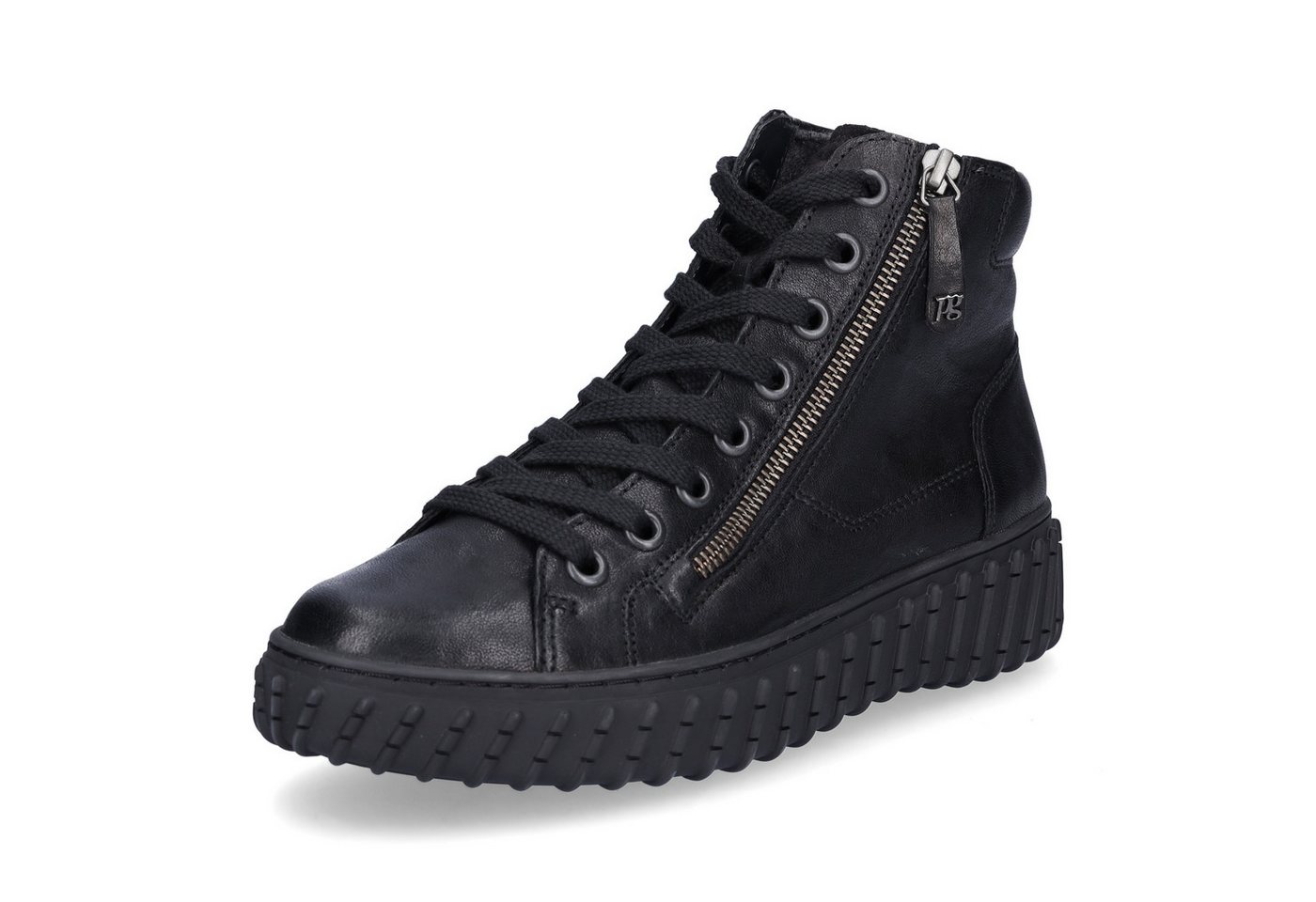 Paul Green Damen High-Top Sneaker schwarz Sneaker (schwarz)