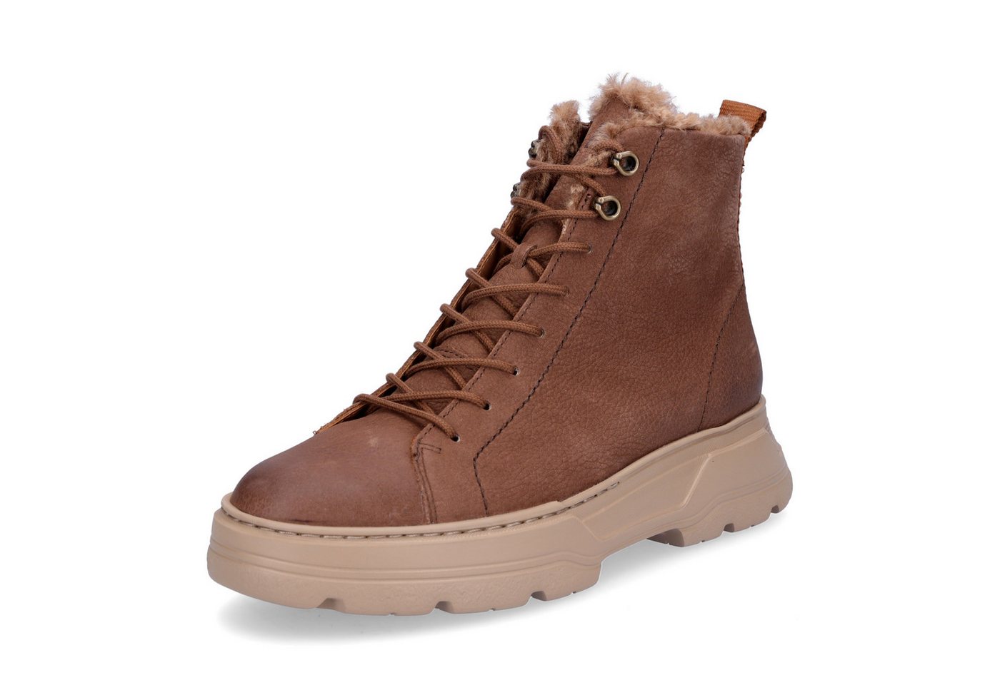 Paul Green Damen Schnürboot braun Schnürboots