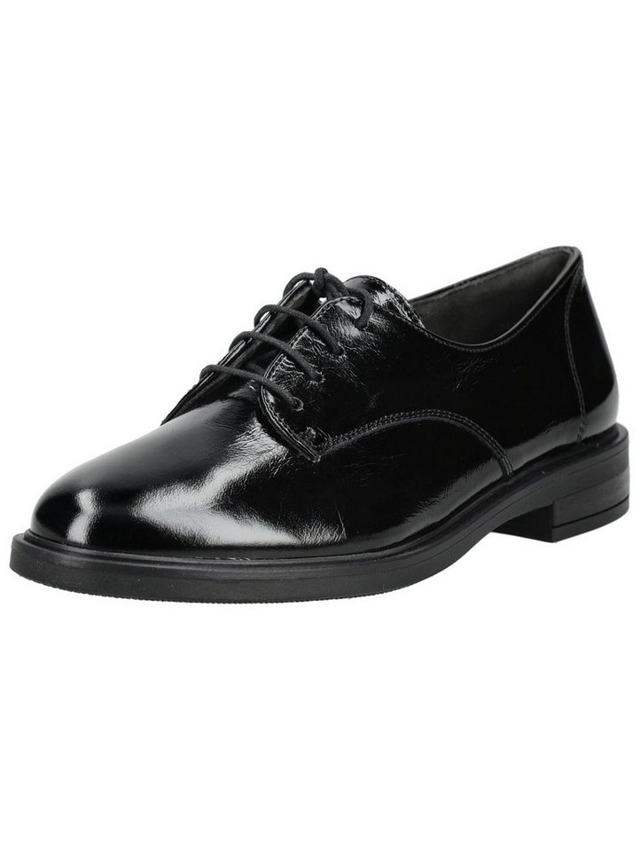 Paul Green Halbschuhe Glattleder Schnürschuh (schwarz)