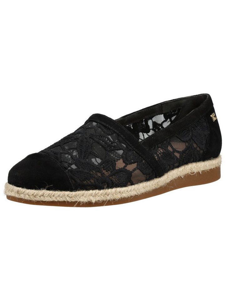 Paul Green Halbschuhe Leder Espadrille (schwarz)