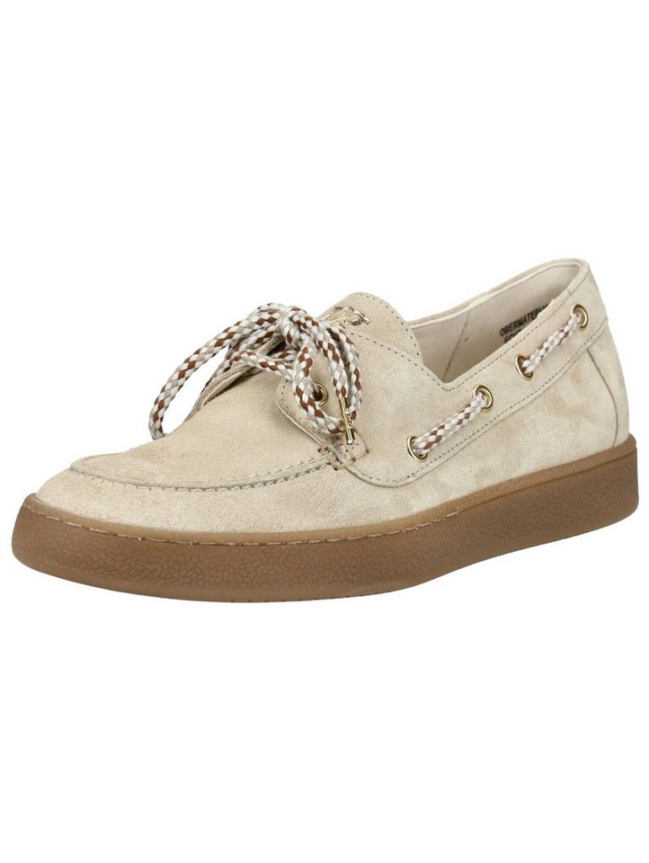 Paul Green Halbschuhe Veloursleder Bootsschuh (beige)