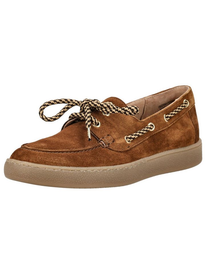 Paul Green Halbschuhe Veloursleder . Bootsschuh (Toffee)