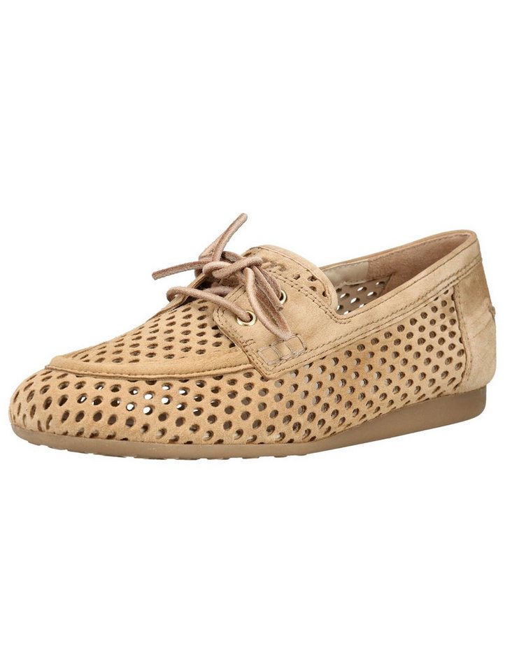 Paul Green Halbschuhe Veloursleder Schnürschuh (beige)