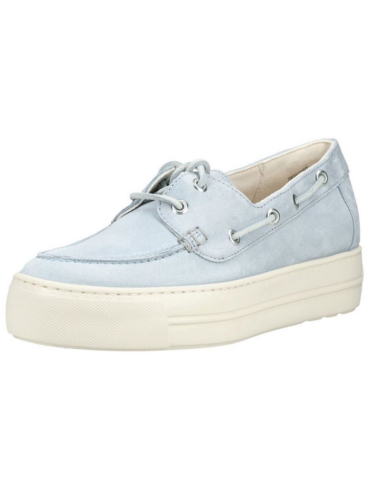 Paul Green Halbschuhe Veloursleder Schnürschuh